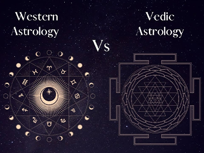 Difference between vedic and western astrology