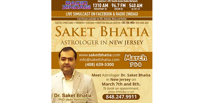 Astrologer Dr. Saket Bhatia featured on The Indian Eye